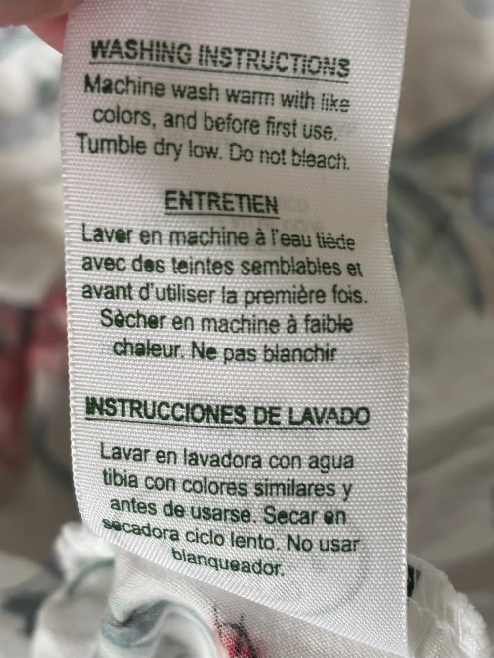 Vintage Laura Ashley 100% Cotton Twin Fitted Sheet